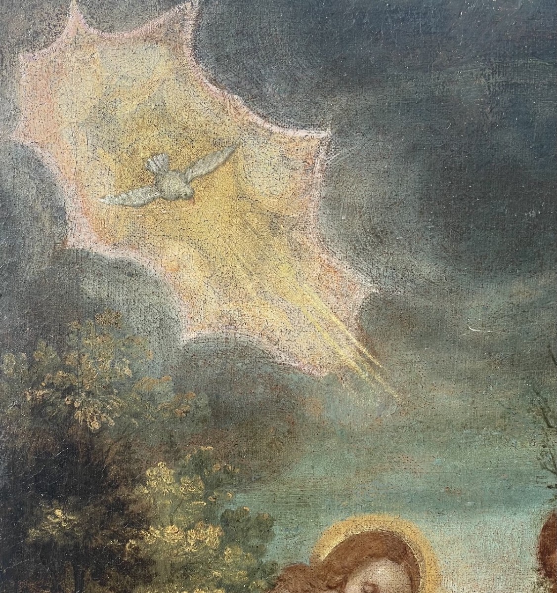 Workshop Of Jacopo Palma The Younger (venice 1548 - Venice 1628) - Baptism Of Christ.-photo-1