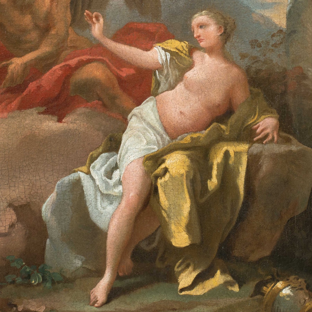 Peintre vénitien (XVIIIe siècle) - Le Temps et la Jeunesse.-photo-3