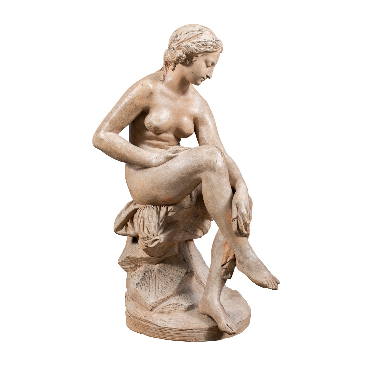 Italian Plastic Artist (18th Century) - Bathing Venus.-photo-2