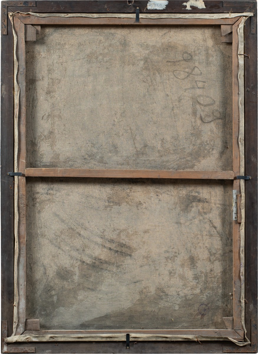 Peintre français (début du XXe siècle) - Nu féminin au collier de perles.-photo-3