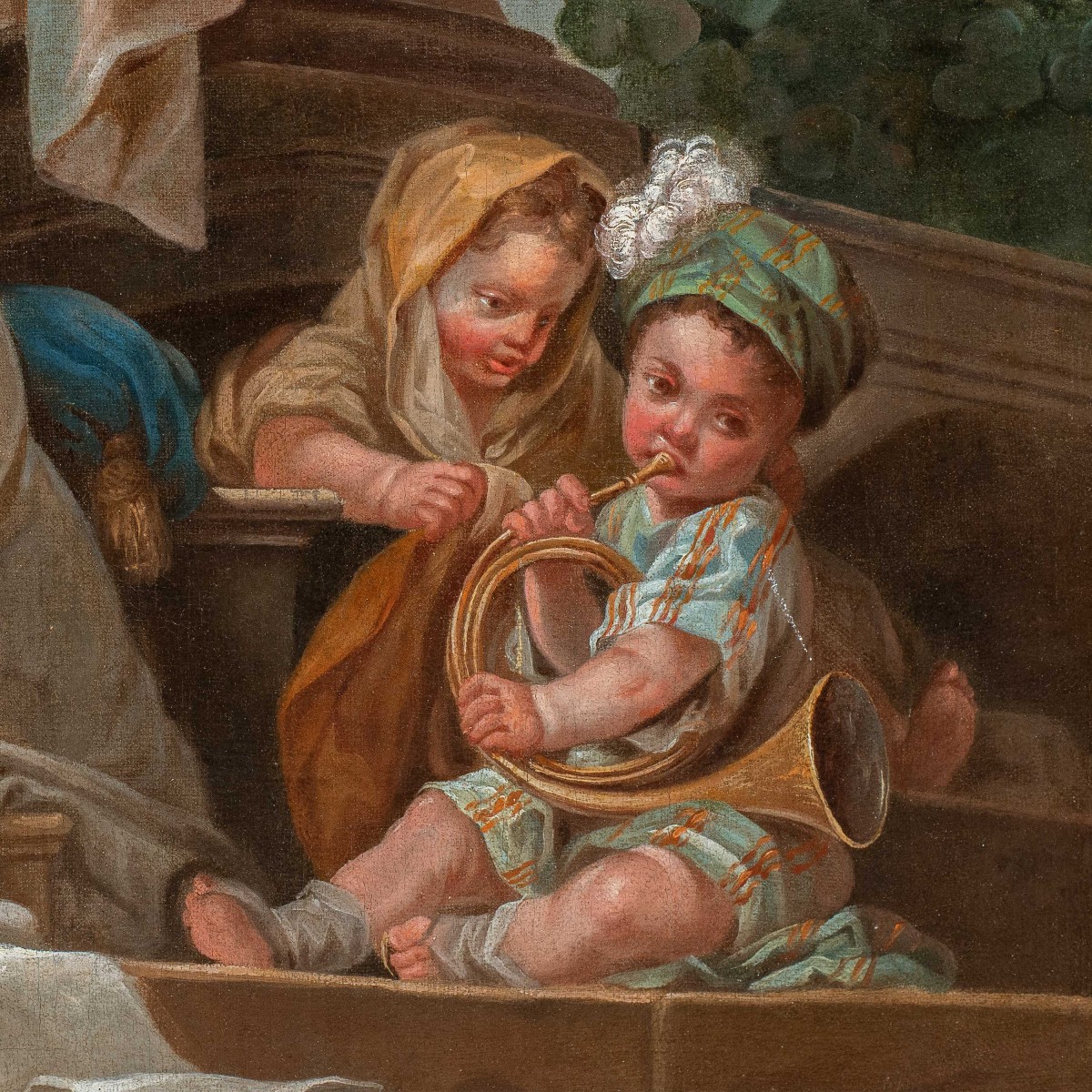 Circle Of Charles-andré Van Loo (nice 1705 - Paris 1765) - Allegory Of Comedy.-photo-3