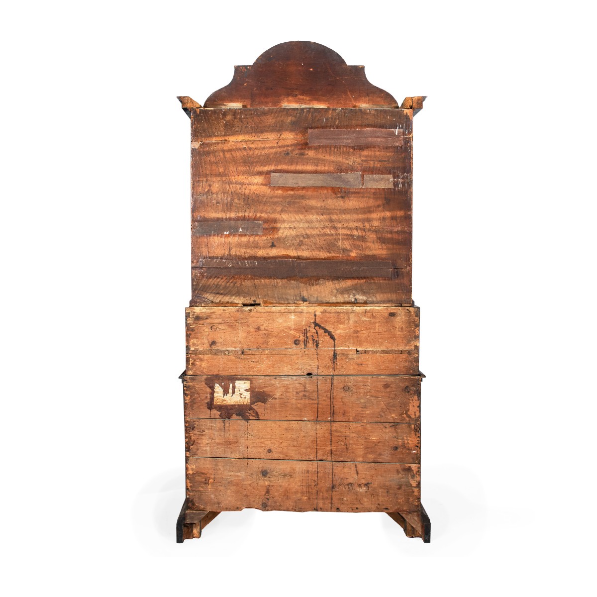 Paire de trumeaux en noyer finement incrusté. Vénétie, XVIIIe siècle.-photo-1