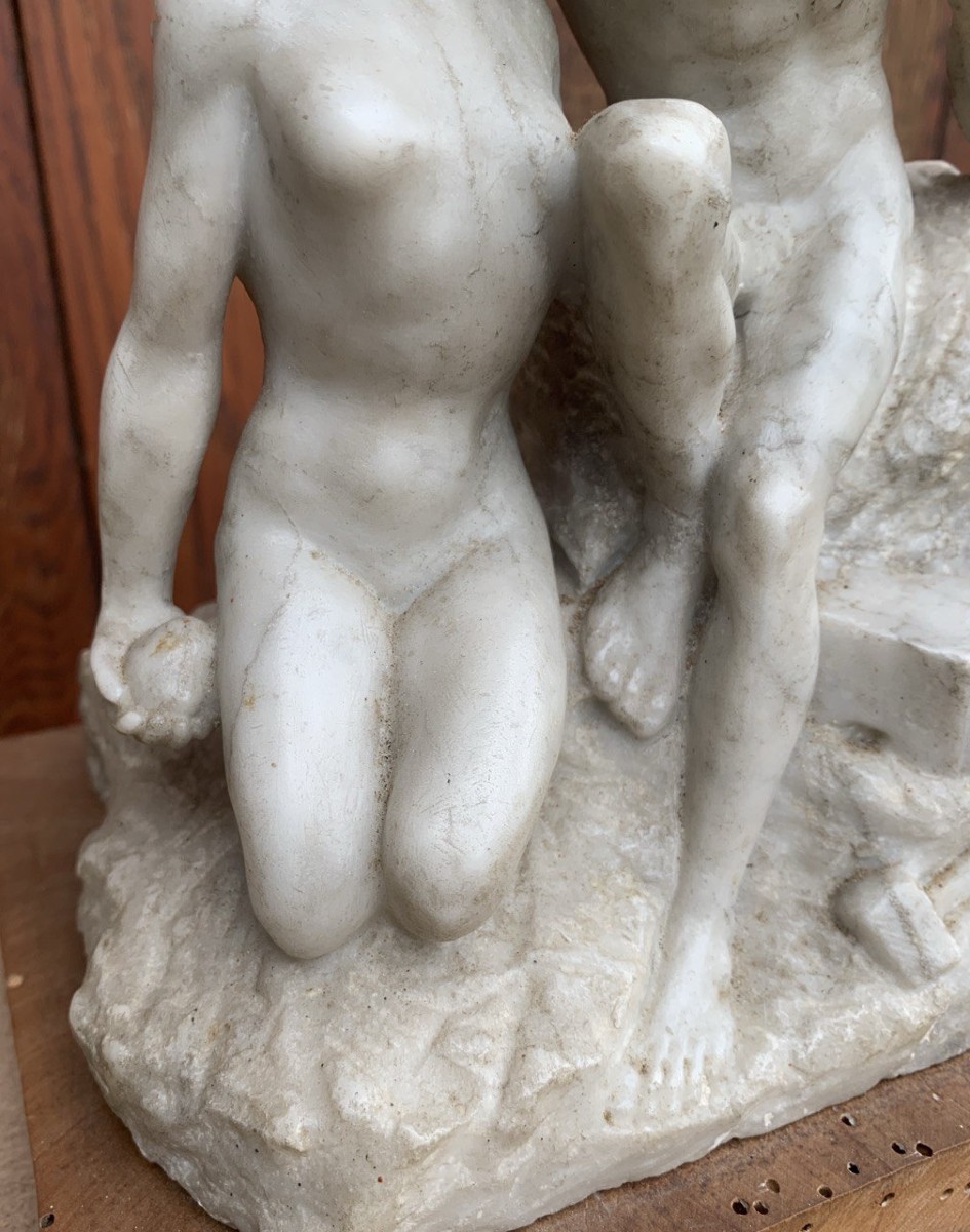 Italian Sculptor (19th Century) - The Kiss.-photo-1