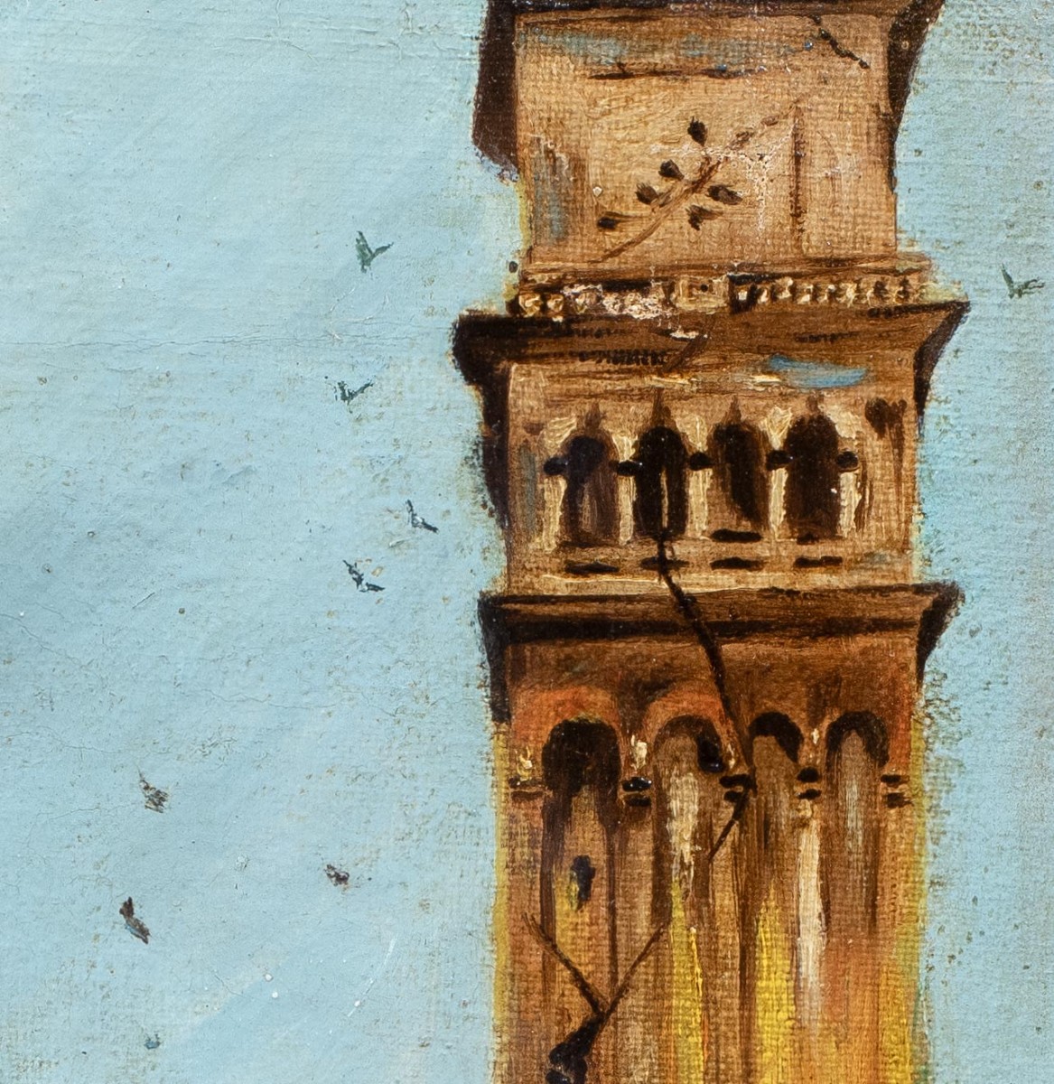 Venetian Painter (late 19th – Early 20th Century) – Venice, View Of St. Mark’s Square.-photo-4