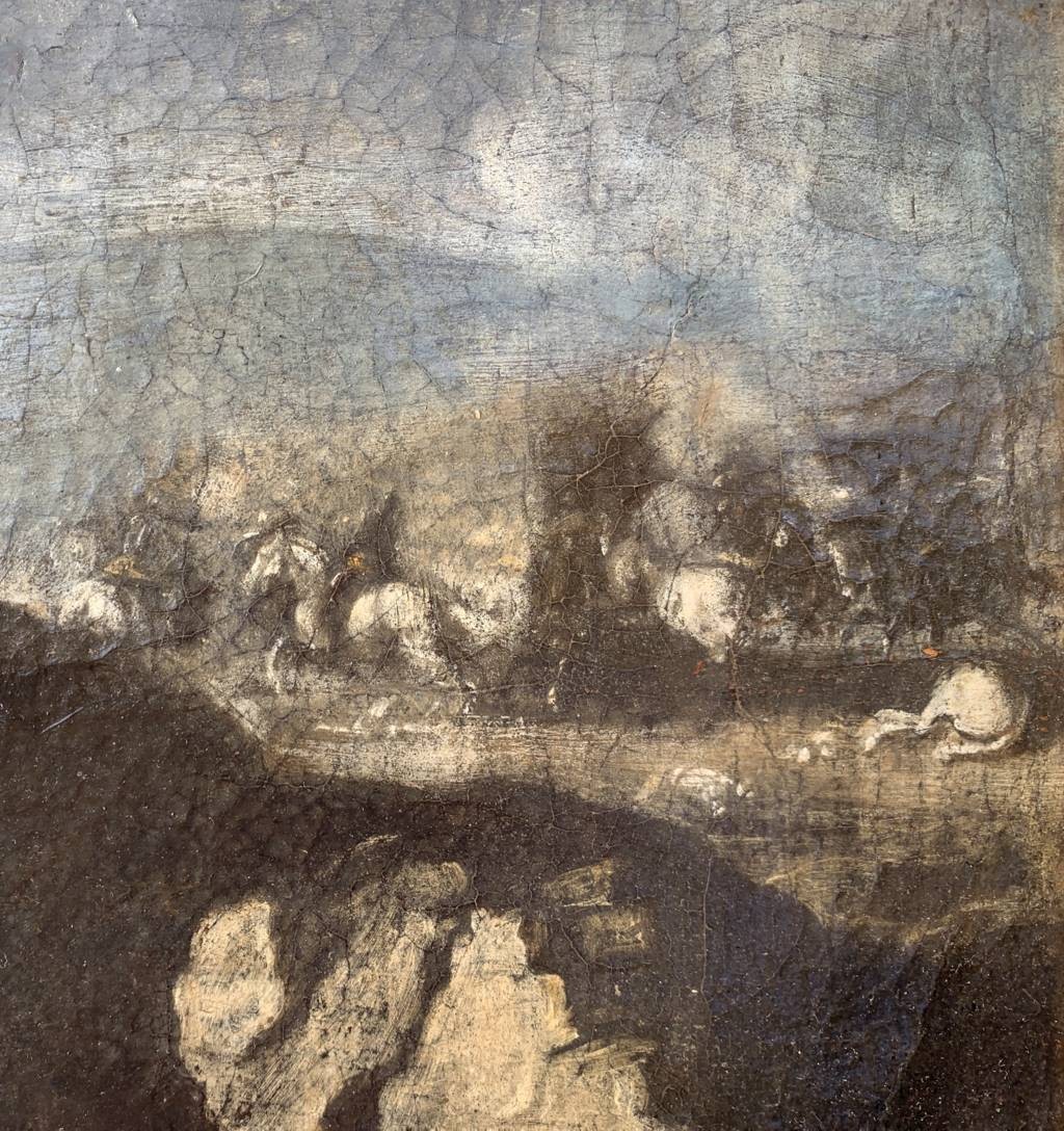 Circle Of Jacques Courtois, Called Il Borgognone (17th Century) - Cavalry Battle.-photo-2