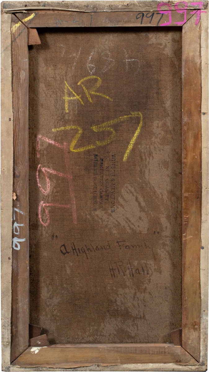 Henry Robinson Hall (york 1859 - Barrow-in-furness 1927) - Sheep Family In The Highlands.-photo-4