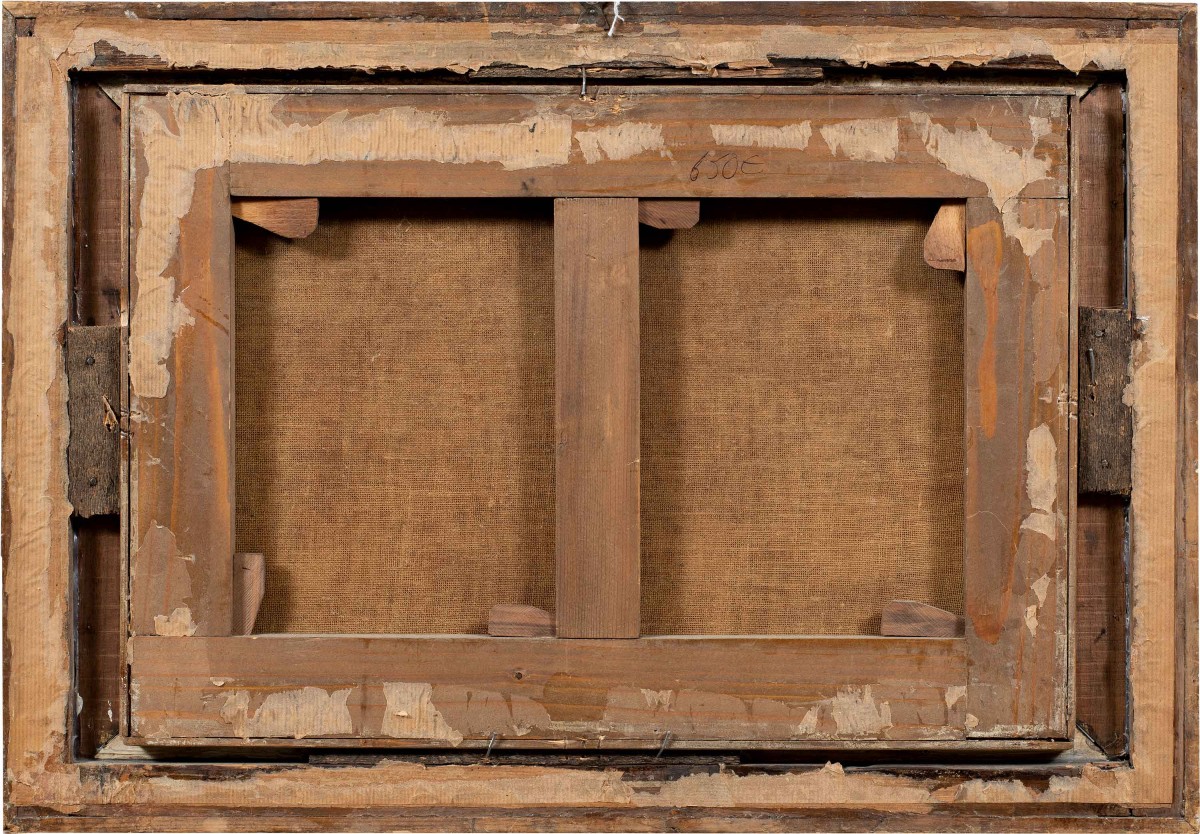 Peintre italien (XVIIIe siècle) - Intérieur d'une cave pendant les vendanges.-photo-3