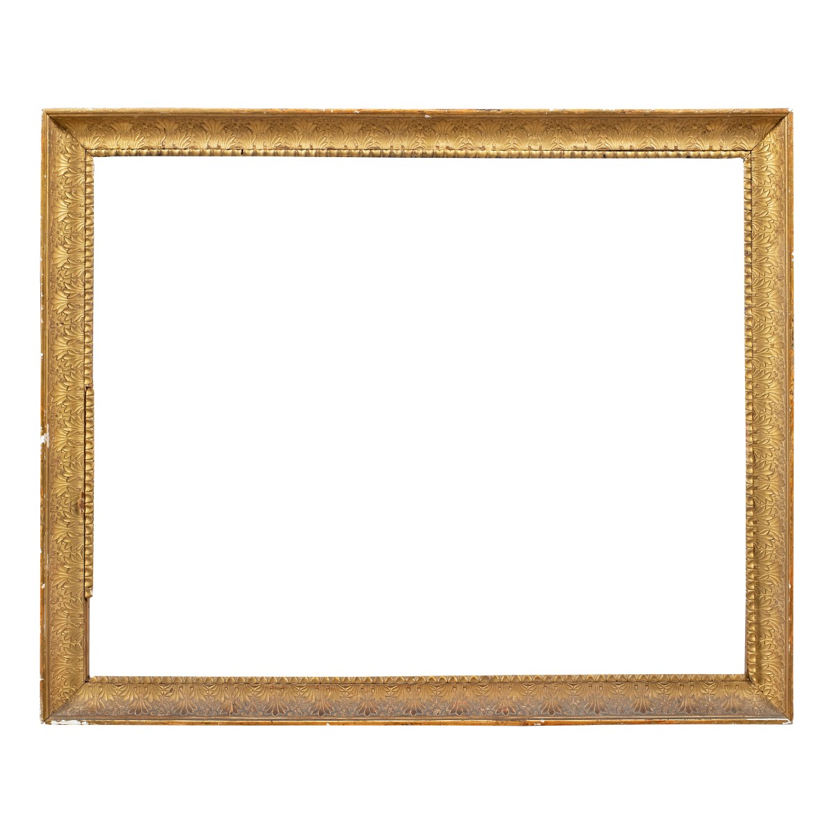 Neoclassical Carved And Gilded Wood Frame. Italy, Early 19th Century.