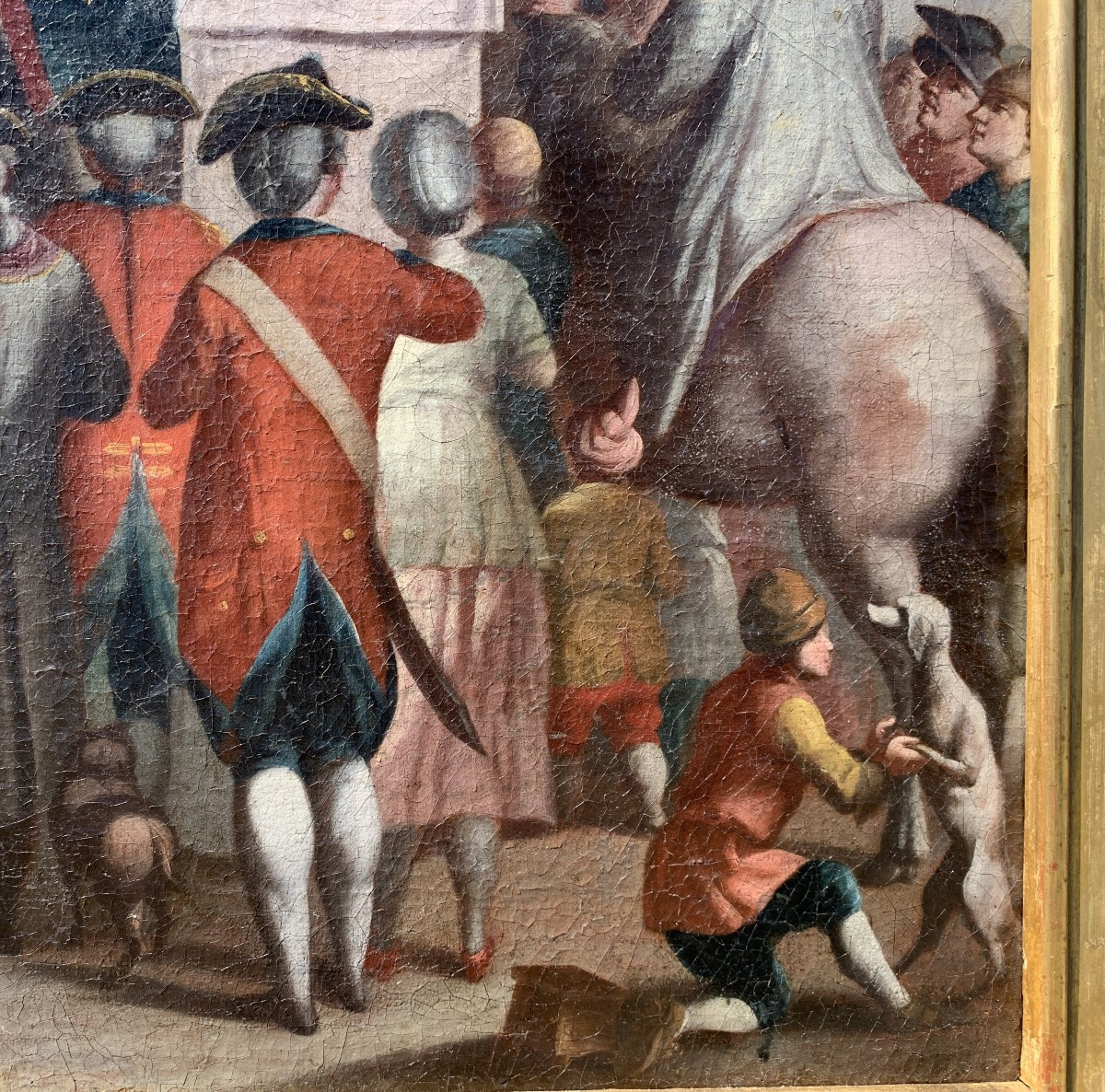 Italian Painter (18th Century) - Square Show With The Mountebank.-photo-2