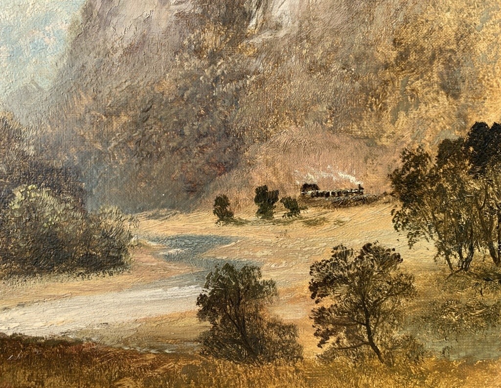 Italian Painter (19th Century) - Walk Along The Path.-photo-2