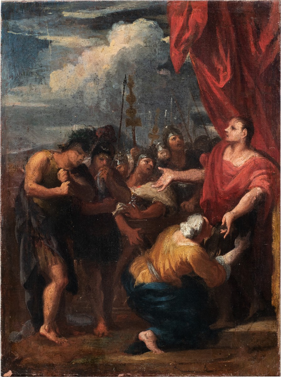 Pier Dandini (Florence 1646 - Florence 1712) - Coriolan supplié par sa mère.