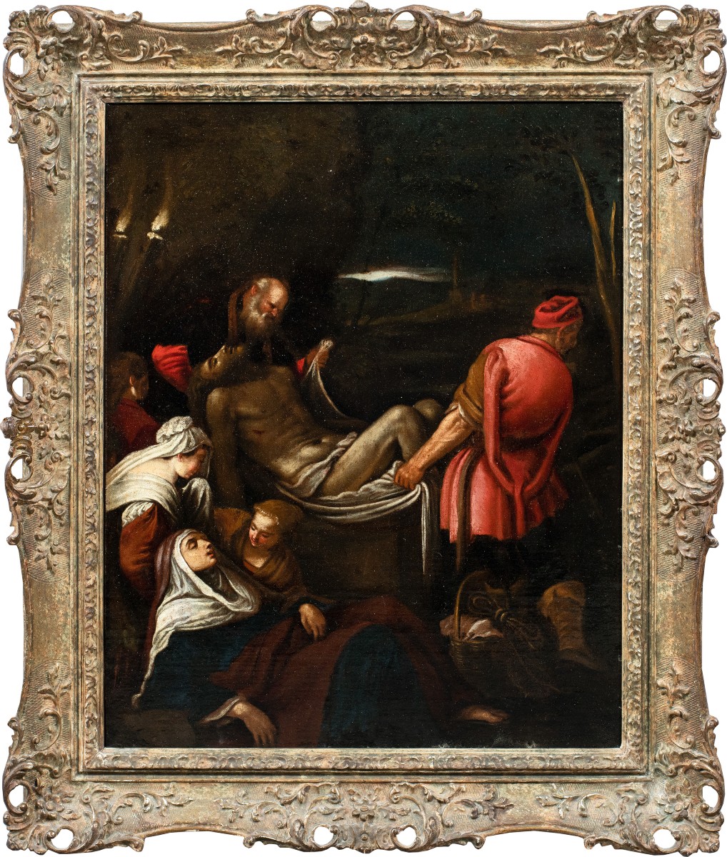 Workshop Of Jacopo Bassano (bassano Del Grappa C. 1510 - 1592) - The Entombment Of Christ.