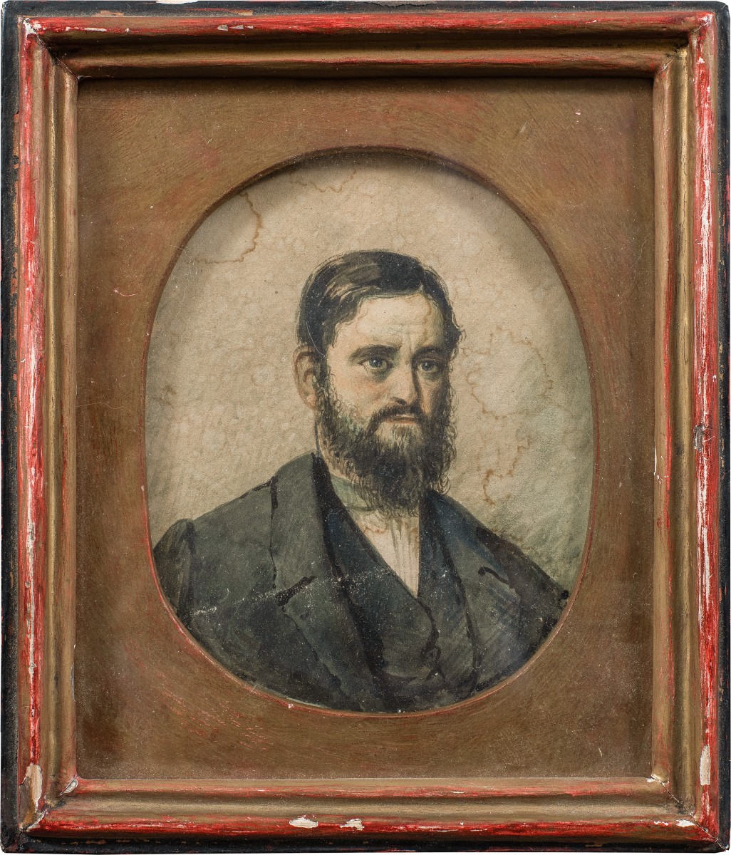 European Painter (19th Century) - Portrait Of A Gentleman.