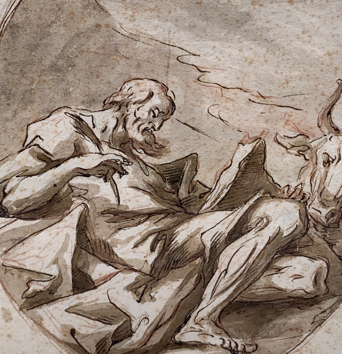 Gaspare Diziani (belluno 1689 - Venice 1767) - Two Evangelists.-photo-3
