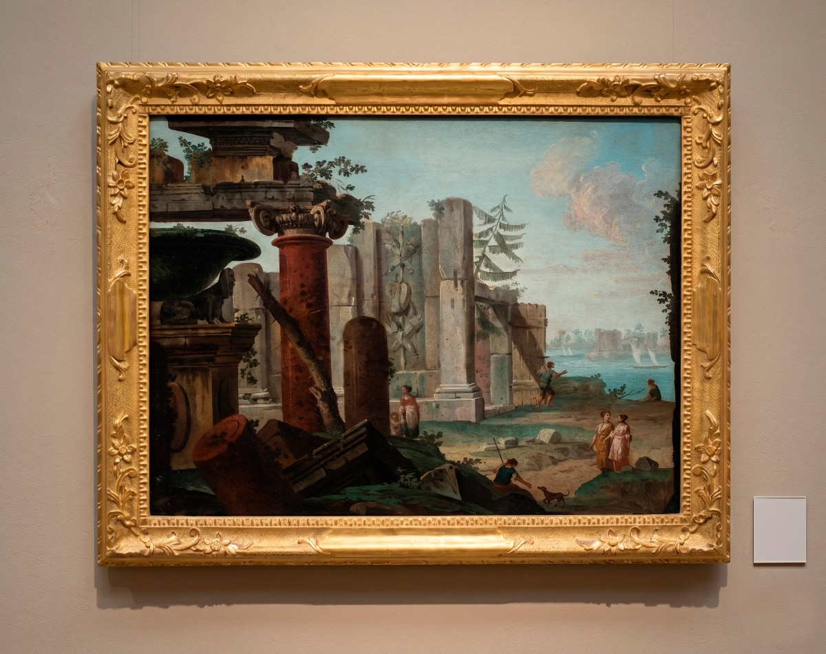 Antonio Joli (modena, 1700 – Naples, 1777) – Architectural Caprice With Ruins And Figures.-photo-4