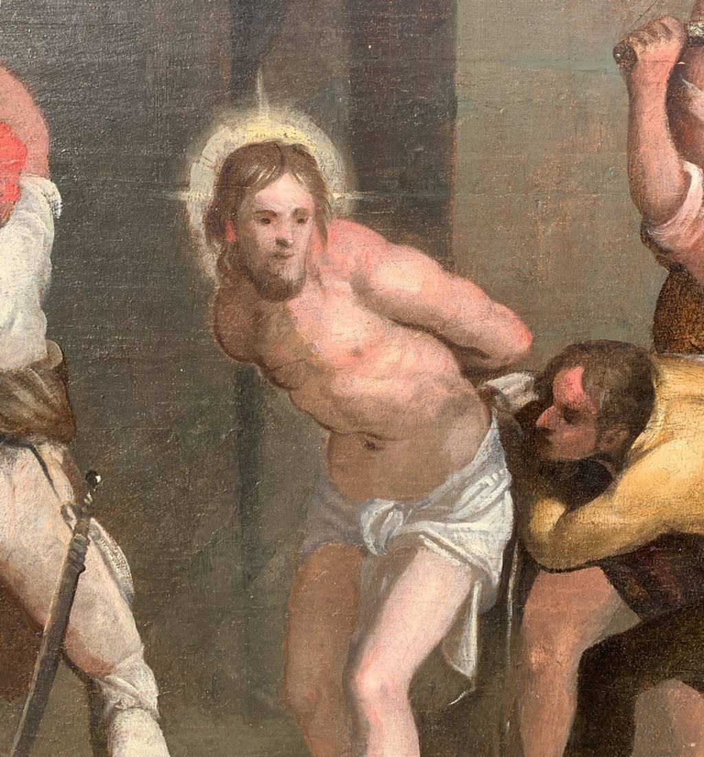 Atelier de Perin del Vaga (Florence 1501 - Rome 1547) - Flagellation du Christ.-photo-1