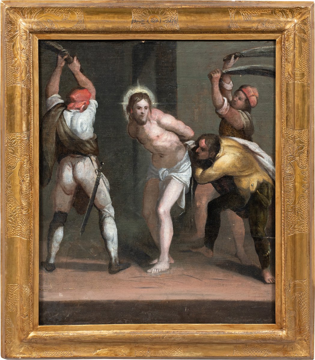 Workshop Of Perin Del Vaga (florence 1501 - Rome 1547) - The Flagellation Of Christ.