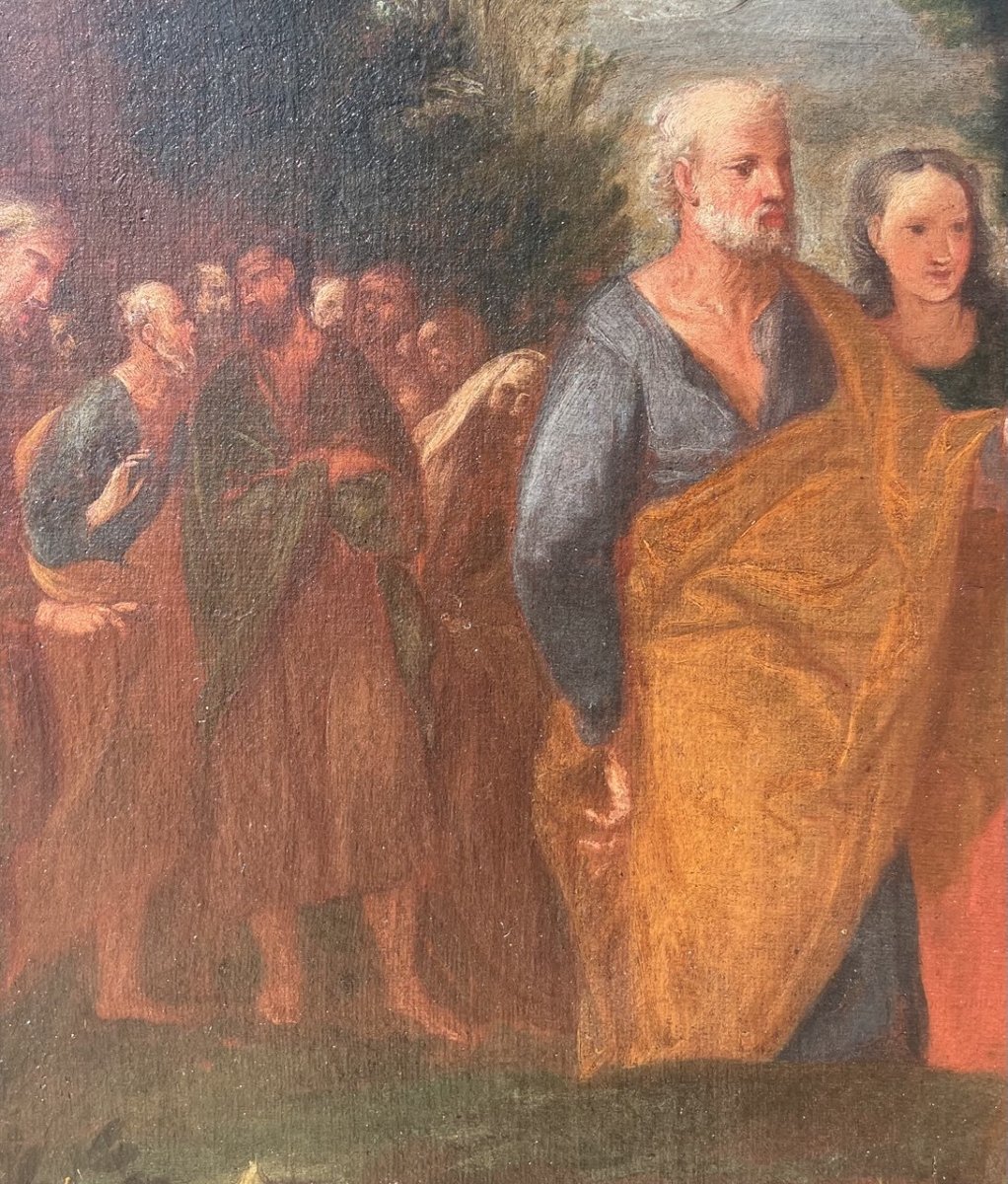 Gregorio Lazzarini (Venise 1655-Villabona Veronese 1730) - Le Christ et la Samaritaine au puits-photo-2