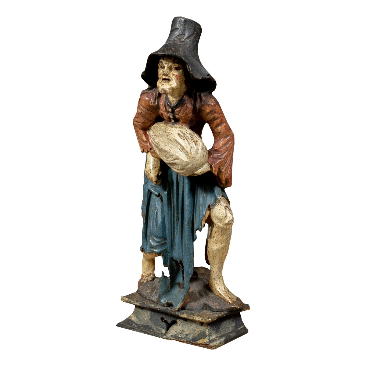 Venetian Sculptor (18th Century) - Three Figures Of Beggars.-photo-3