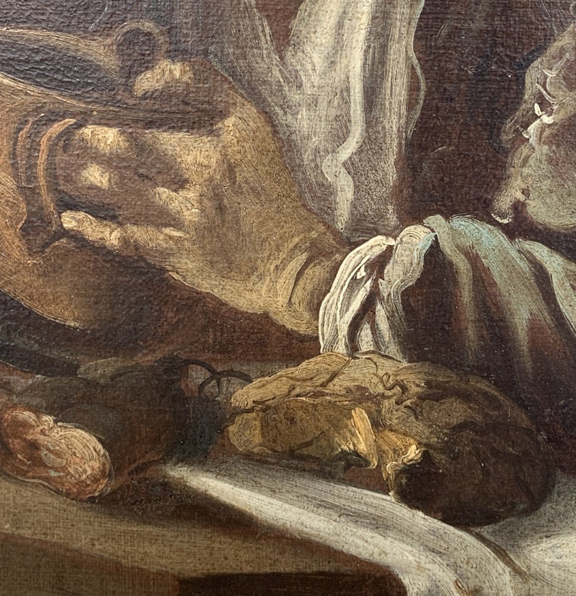 Cercle de Giacomo Francesco Cipper, dit Todeschini (XVIII) - Scène de genre avec jeune homme.-photo-2