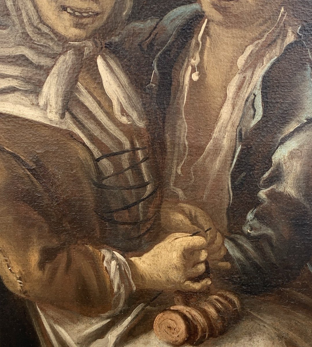 Circle Of Giacomo Francesco Cipper, Known As Todeschini (18th Century) – Genre Scene.-photo-1