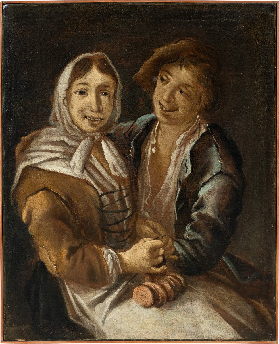 Circle Of Giacomo Francesco Cipper, Known As Todeschini (18th Century) – Genre Scene.