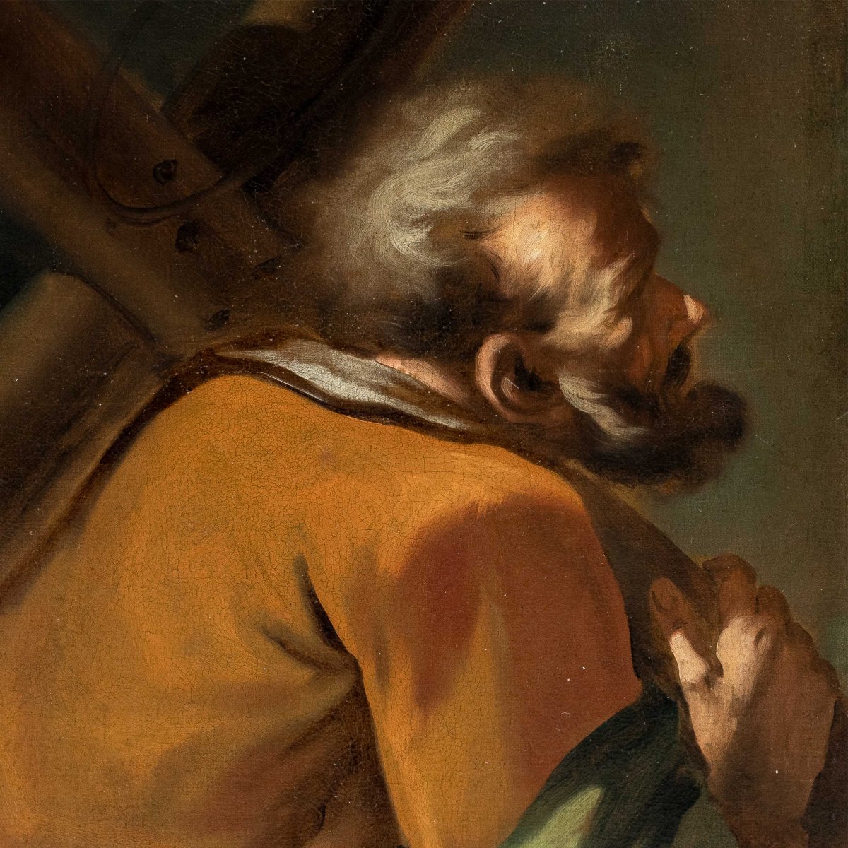 Peintre italien (XVIIe-XVIIIe siècle) - Saint André.-photo-2