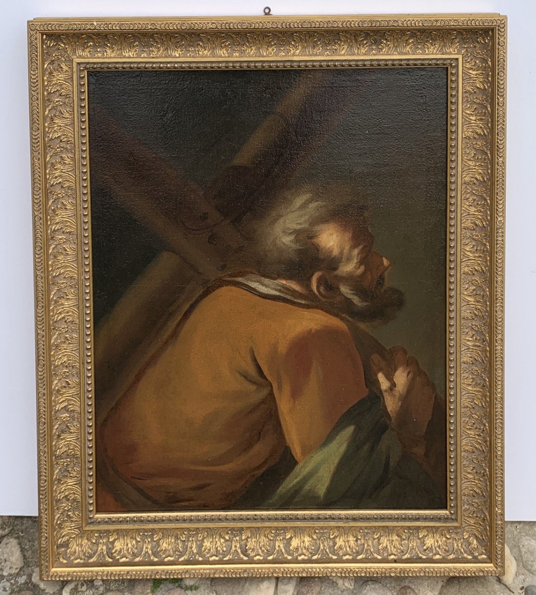 Peintre italien (XVIIe-XVIIIe siècle) - Saint André.-photo-4