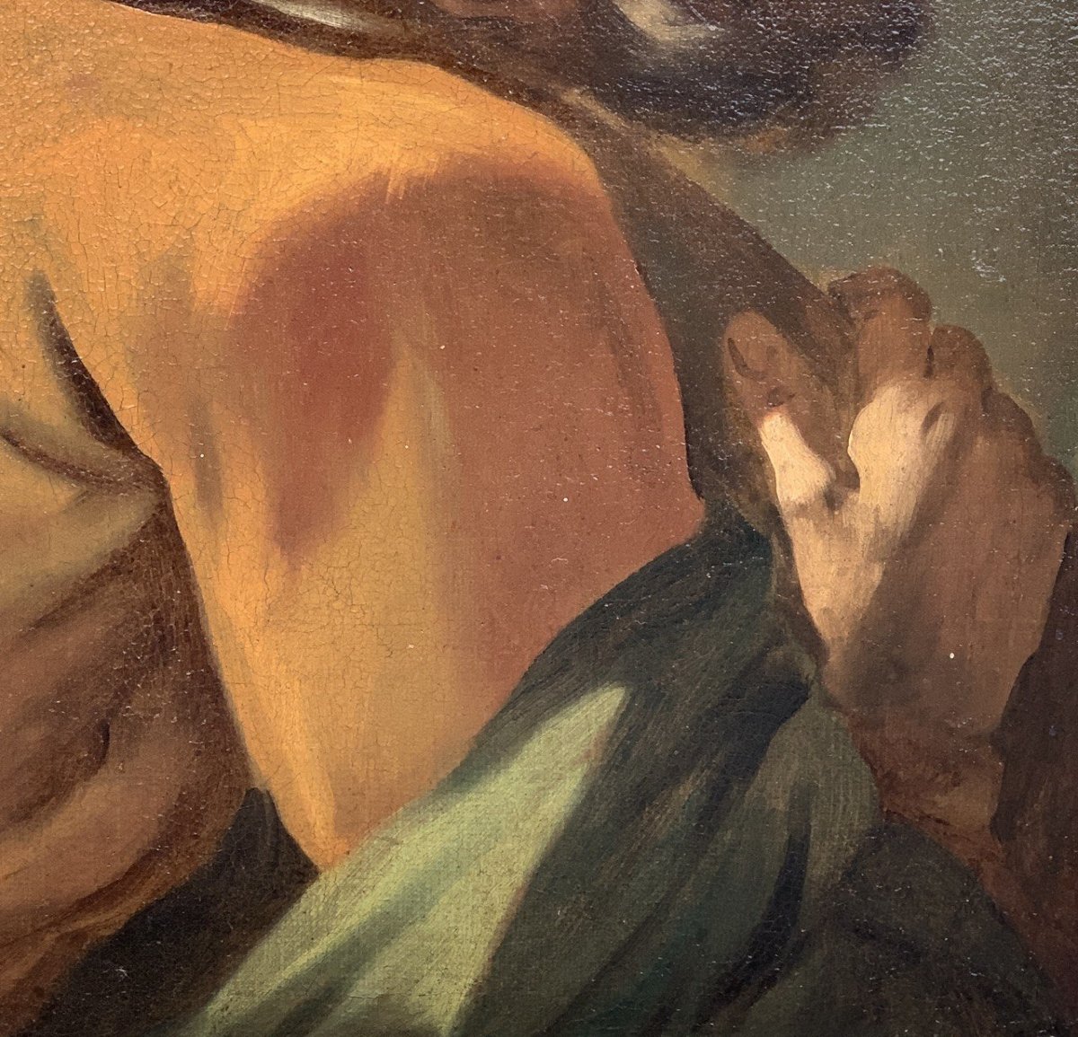 Peintre italien (XVIIe-XVIIIe siècle) - Saint André.-photo-1