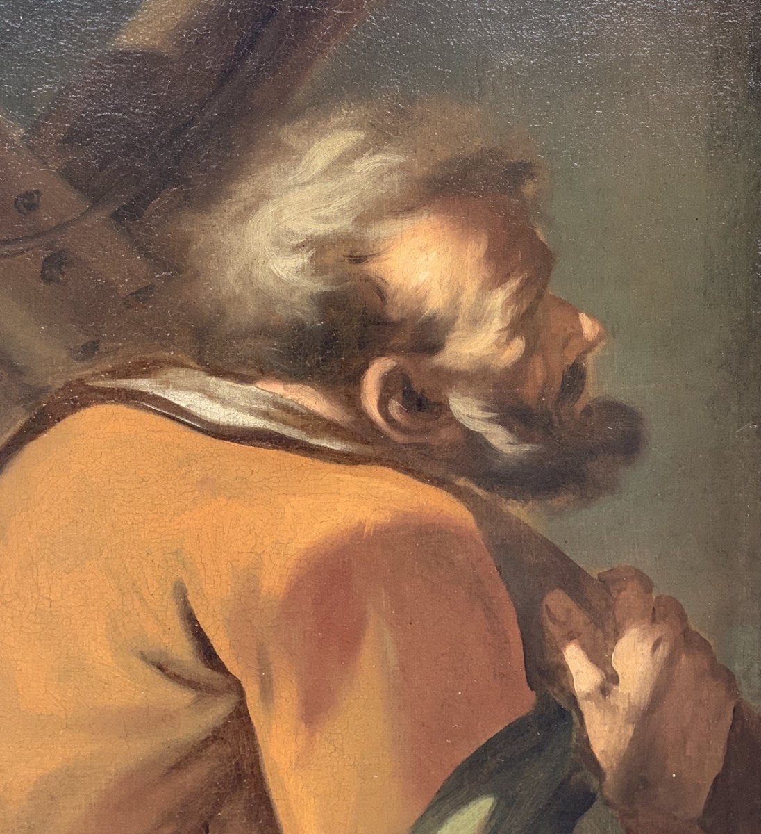 Peintre italien (XVIIe-XVIIIe siècle) - Saint André.-photo-2