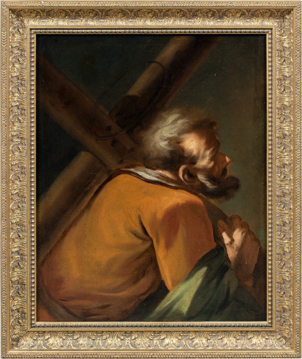 Peintre italien (XVIIe-XVIIIe siècle) - Saint André.