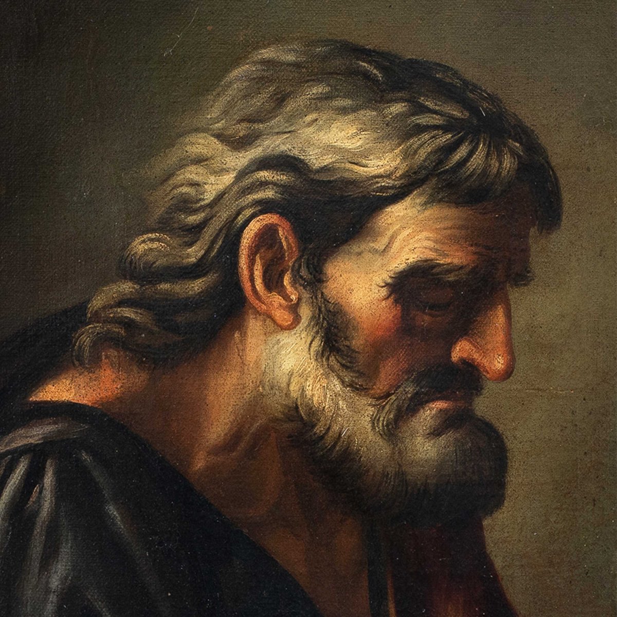 Circle Of Jusepe De Ribera (xàtiva 1591 - Naples 1652) - Saint Joseph.-photo-2
