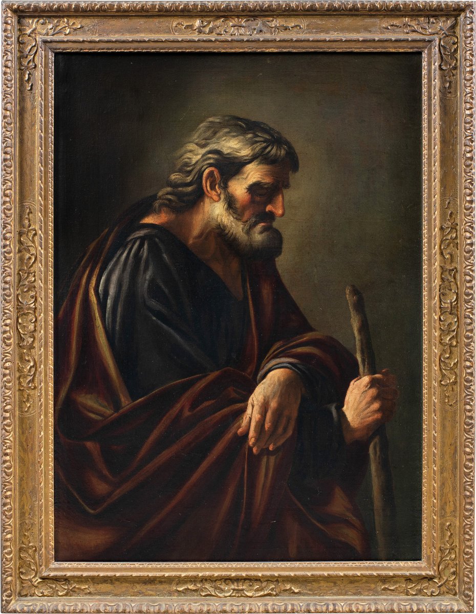 Circle Of Jusepe De Ribera (xàtiva 1591 - Naples 1652) - Saint Joseph.