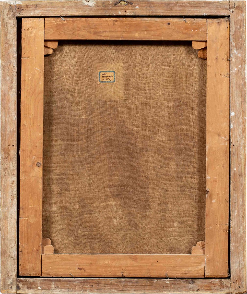 Attribué à Alessandro Magnasco (Gênes 1667-1749) - Scène de taverne avec joueurs de cartes.-photo-4