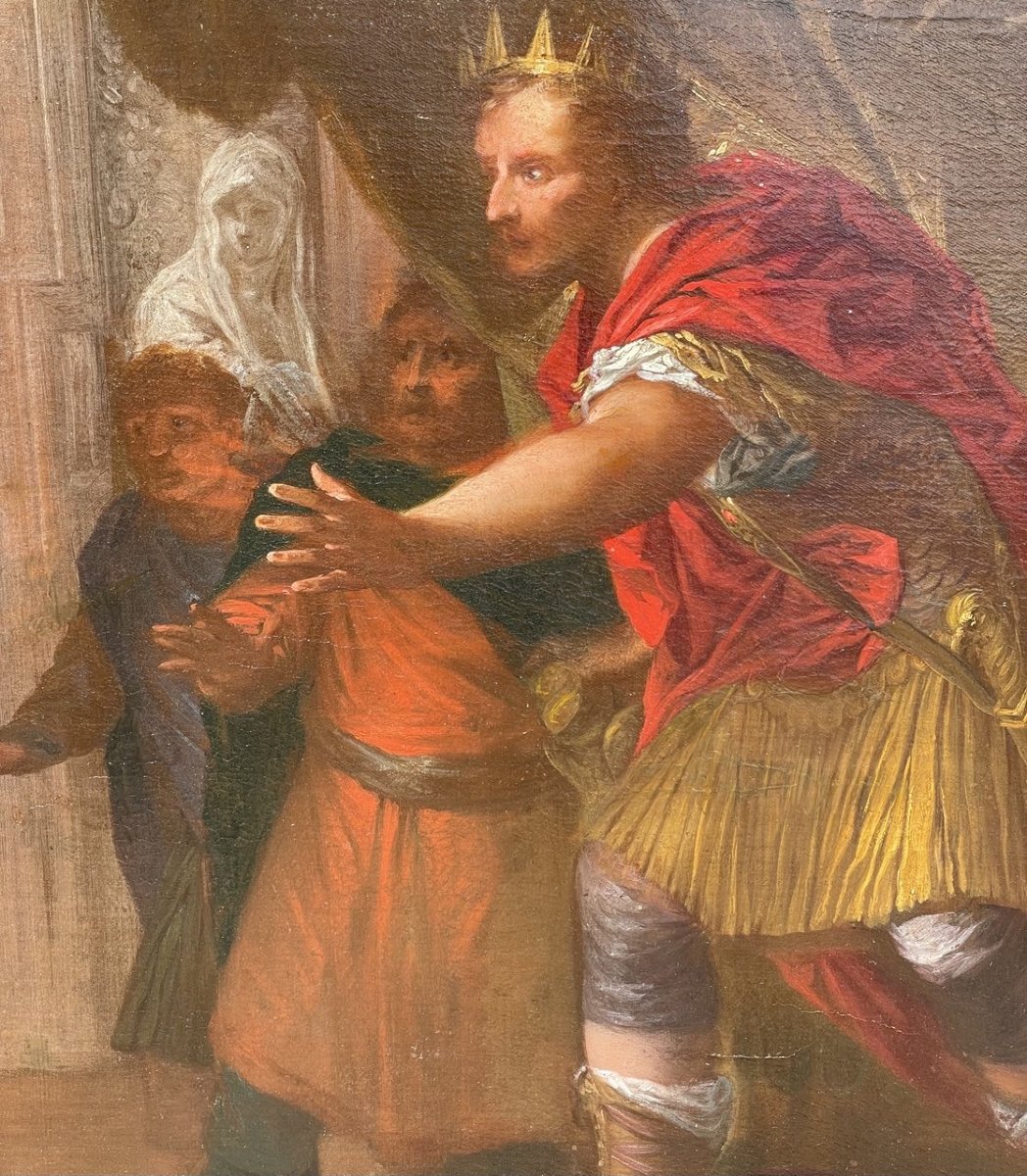 Pier Dandini (Florence 1646 - Florence 1712) - Esther et Assuérus.-photo-2