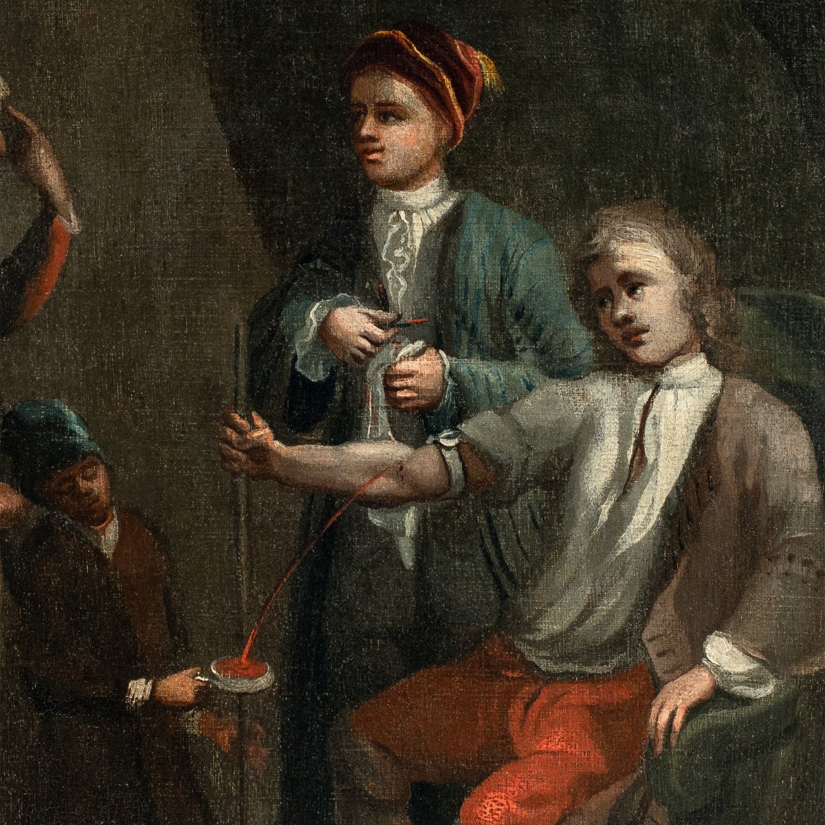 European Painter (18th Century) - The Bloodletting.-photo-2