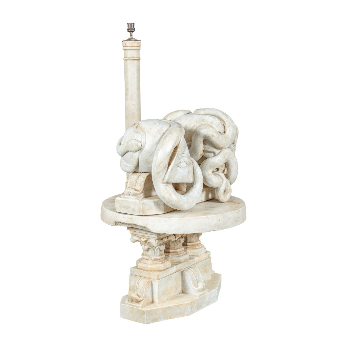 Italian Sculptor (early 20th Century) - Masonic Altar.-photo-3