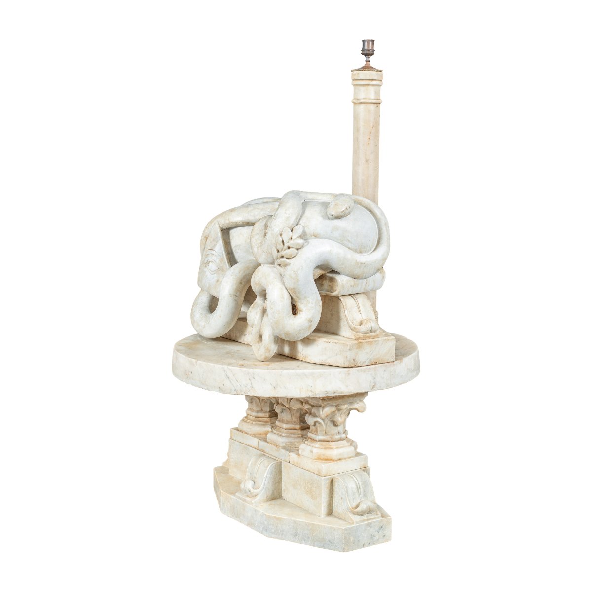 Italian Sculptor (early 20th Century) - Masonic Altar.-photo-4