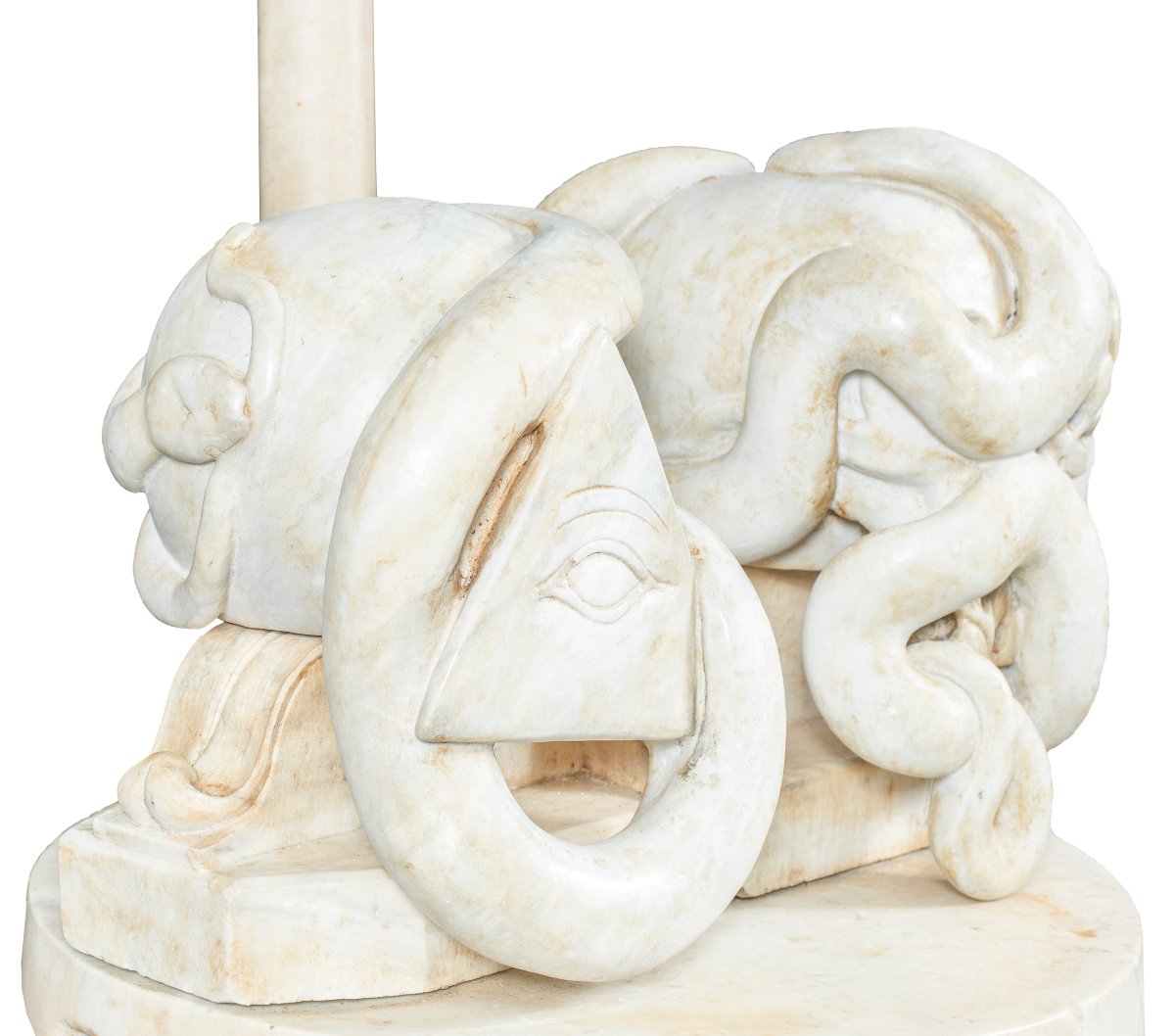 Italian Sculptor (early 20th Century) - Masonic Altar.-photo-2
