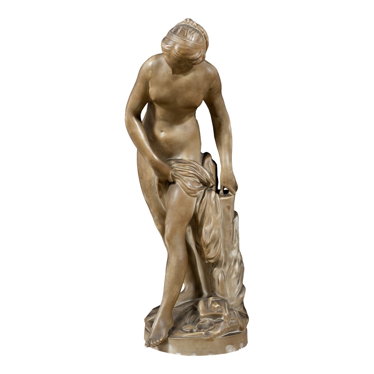 Fabrication du XIX - par Étienne-Maurice Falconet (Paris 1716 - Paris 1791) - La Baigneuse.-photo-2