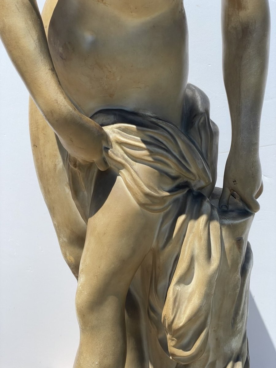 Fabrication du XIX - par Étienne-Maurice Falconet (Paris 1716 - Paris 1791) - La Baigneuse.-photo-1