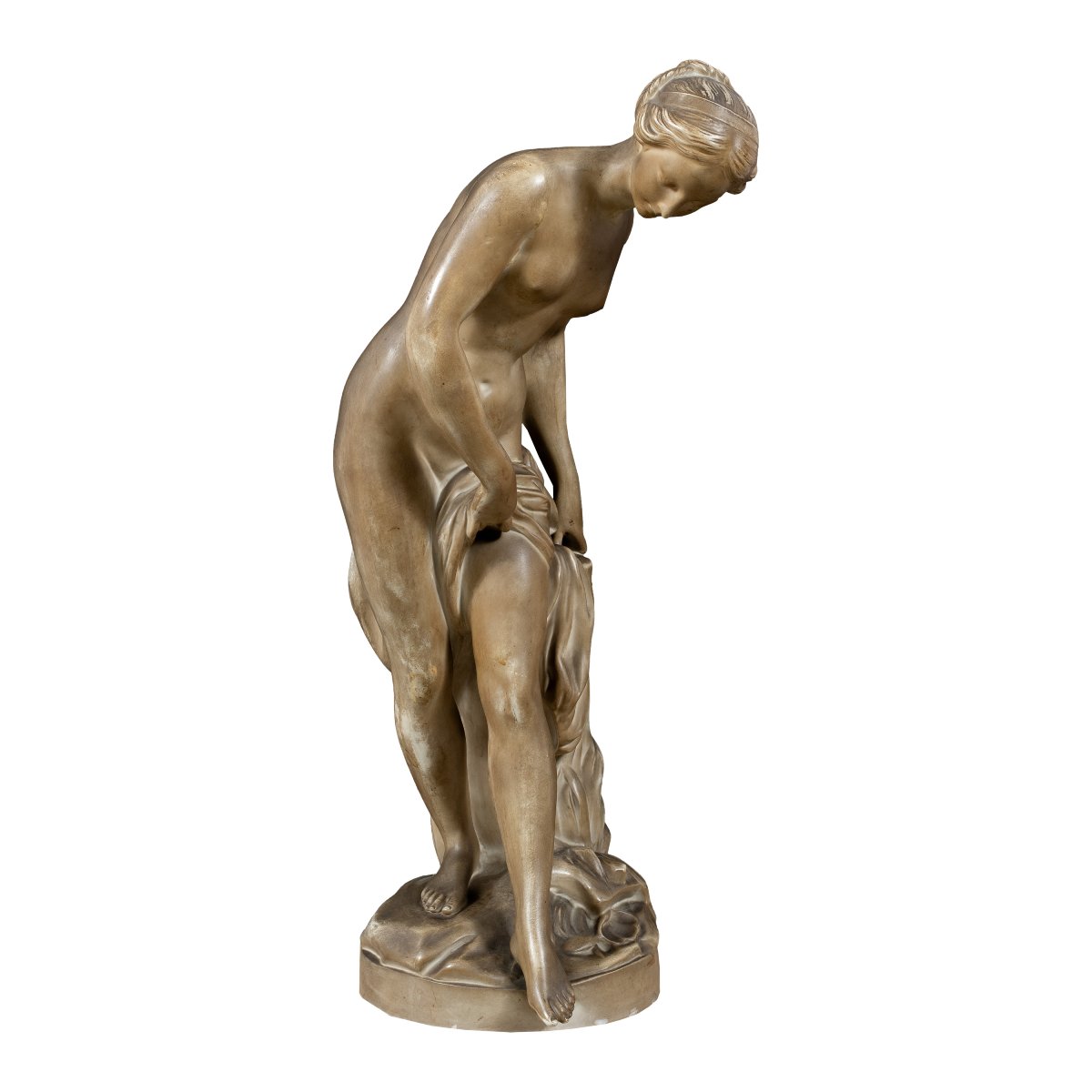 Fabrication du XIX - par Étienne-Maurice Falconet (Paris 1716 - Paris 1791) - La Baigneuse.