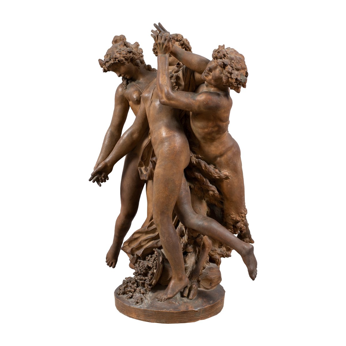 Sculpteur français (XIXe siècle) - Bacchanale.-photo-2