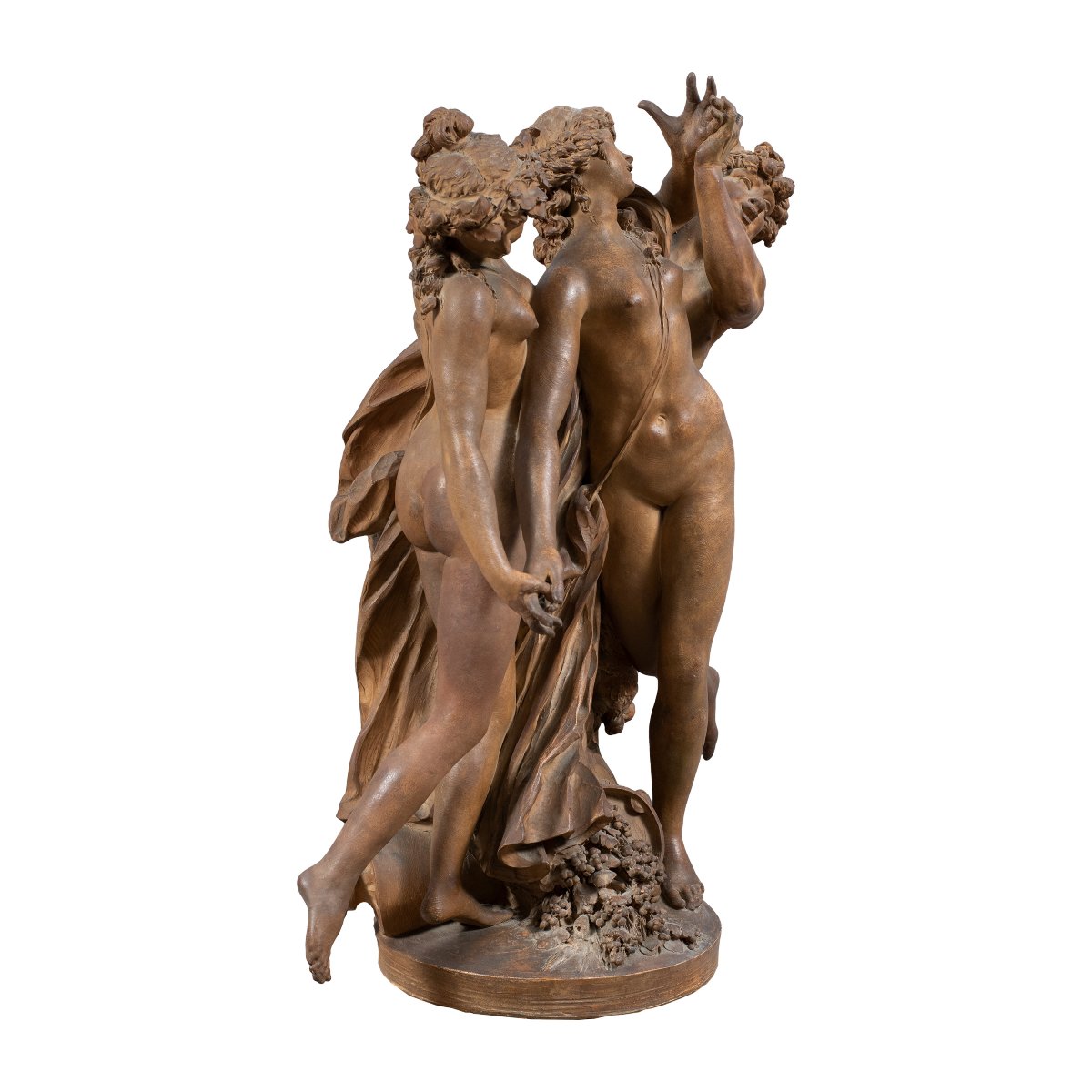 Sculpteur français (XIXe siècle) - Bacchanale.-photo-3