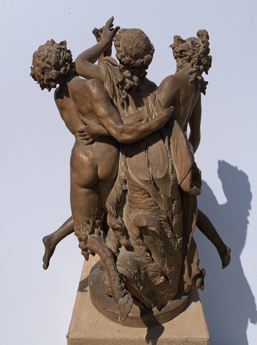 Sculpteur français (XIXe siècle) - Bacchanale.-photo-1