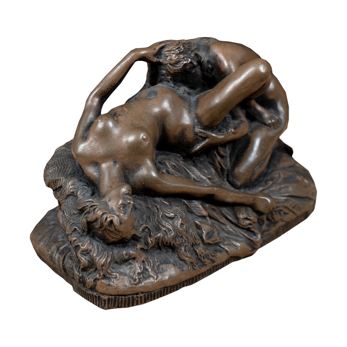 Jef Lambeaux (antwerp 1852 - Brussels 1908) - Erotic Scene.-photo-2