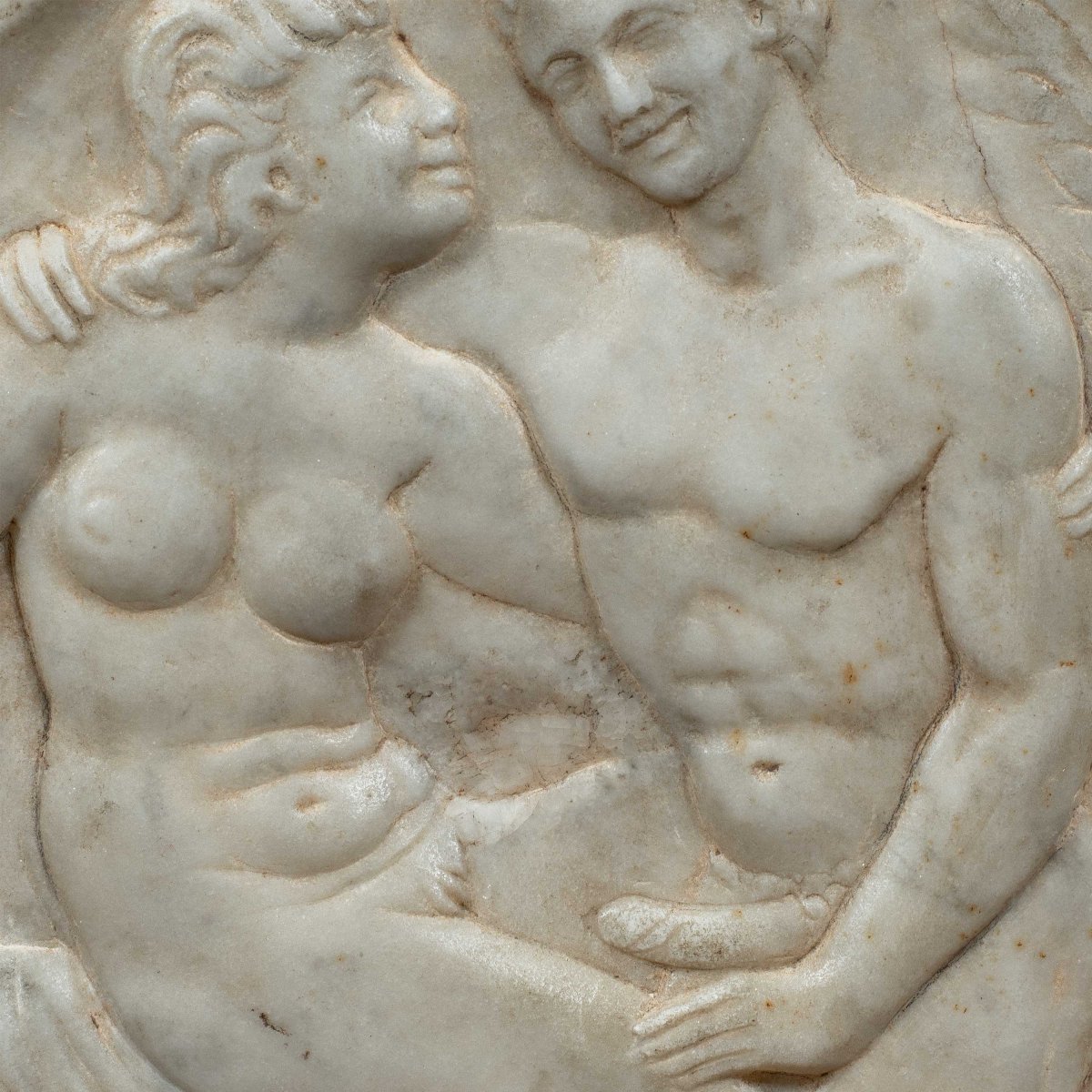 Italian Sculptor (20th Century) - Erotic Scene.-photo-2