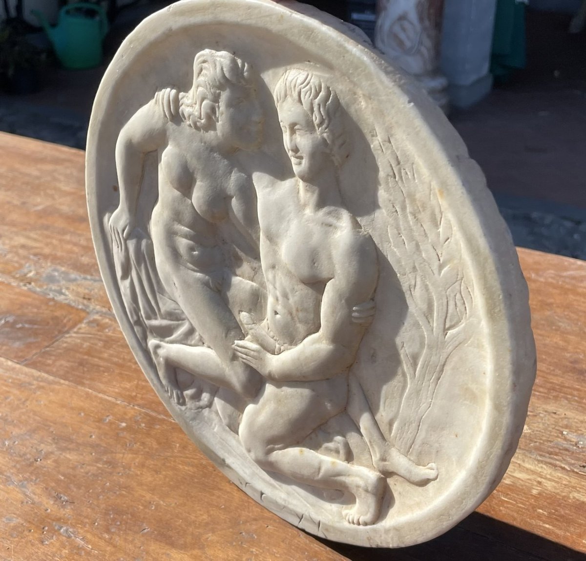 Italian Sculptor (20th Century) - Erotic Scene.-photo-3