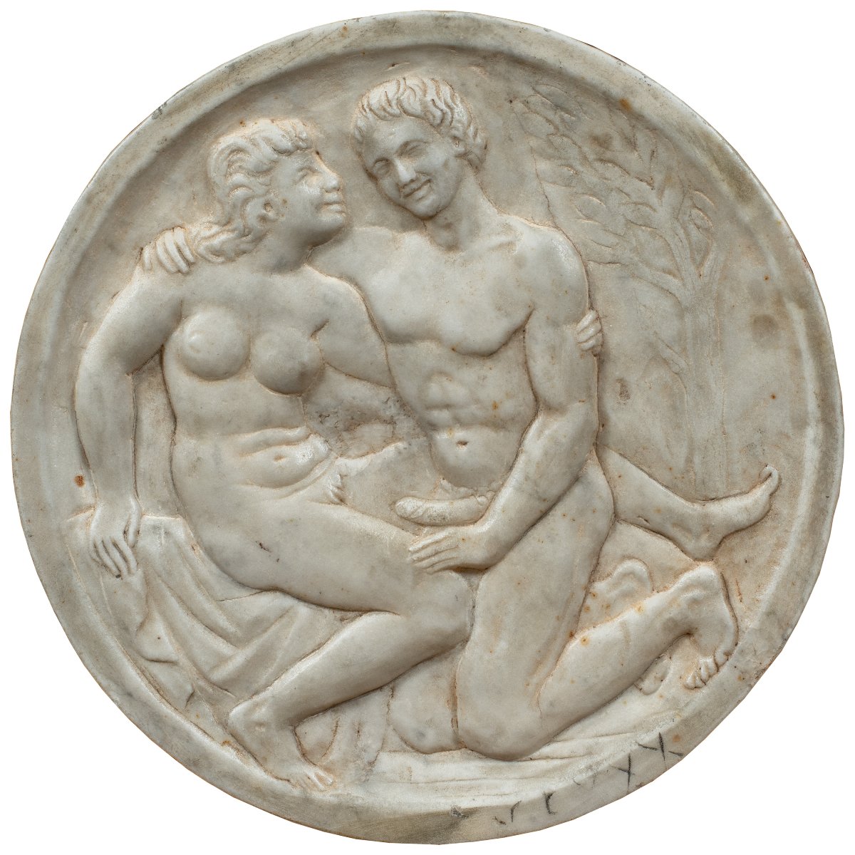 Italian Sculptor (20th Century) - Erotic Scene.