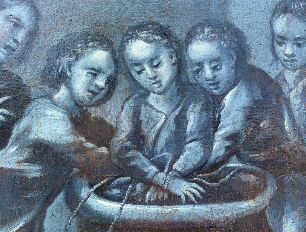 French Painter (18th Century) - Joseph Thrown Into The Cistern By His Brothers.-photo-1